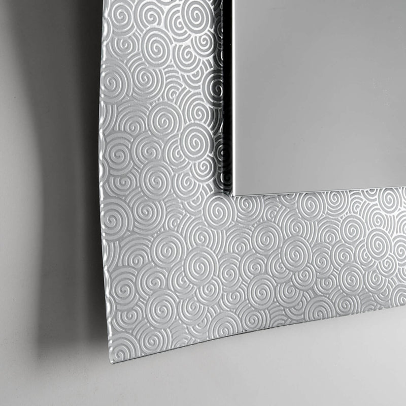 Specchio in 70x4,3x90cm TFT Trasparente Grigio