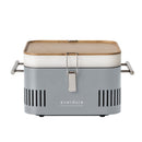 Barbecue Portatile a Carbone Carbonella 42,5x34,7x 23 cm in Metallo Cube Pietra
