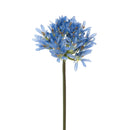 Set 4 Fiori Artificiali di Agapantus Altezza 73 cm Blu
