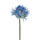 Set 4 Fiori Artificiali di Agapantus Altezza 73 cm Blu