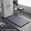 Piatto Doccia in Pietra Bonussi Canton Antracite Varie Misure