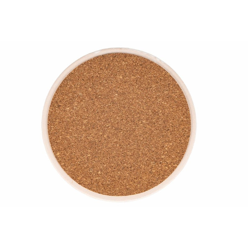 Set 6 Sottobicchieri Ø10x0,5 cm  in Ceramica VdE Tivoli 1996 Naxos