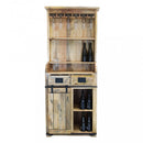 Mobile Yorick 90x40x190 h cm in Legno Marrone