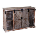 Mobile 2 Ante 4 Cassetti in Legno MDF e Abete Bilbao