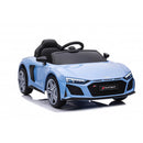 Macchina Elettrica per Bambini 12V Licenza Ufficiale Audi R8 New Spyder con Telecomando e Sedile in pelle Blu