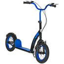 Monopattino per Bambini 118x55,5x85-100,5 cm Doppio Freno Blu