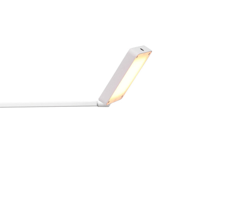 Piantana da Interno a LED in Metallo Bianco Opaco