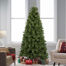 Albero di Natale Namir Ø111x240 cm 1188 Rami Super Folto Realistico con Base a Croce in Metallo e PP Verde      