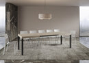  Tavolo Allungabile 160-420x90x77 cm Everyday Cashmere Gambe Antracite