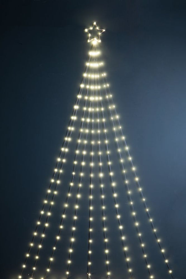 Albero di Natale Composizione Led 360 cm 8 Giochi di Luce da Esterno in Vetro e Plastica acquista