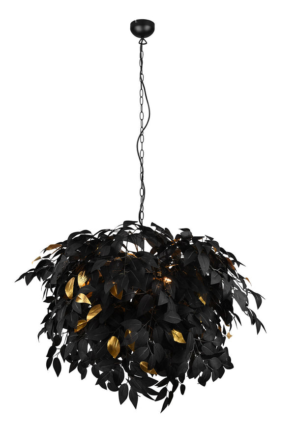 Lampada a Sospensione da Interno Attacco E14 in Metallo Nero Opaco acquista