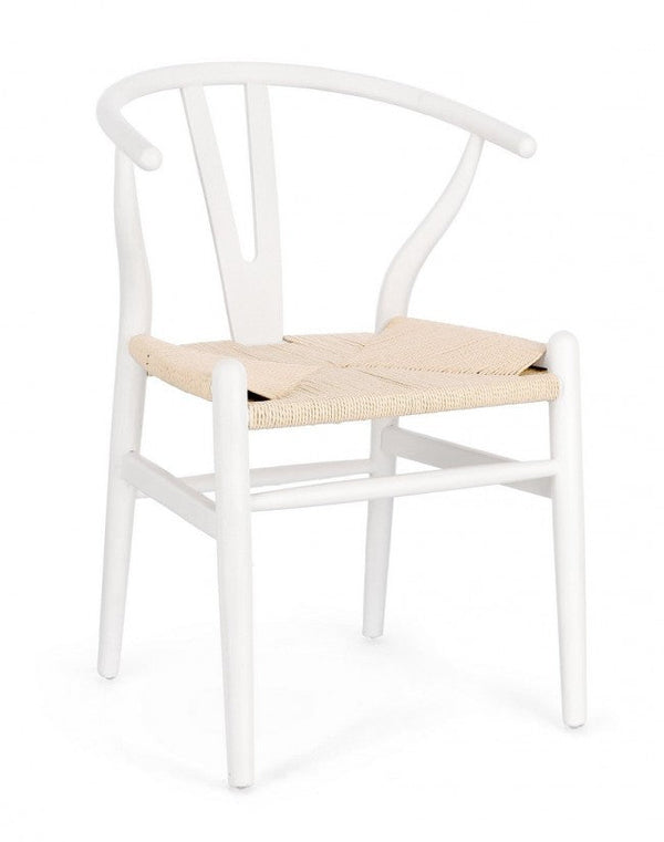 acquista Sedia 49x42x78 cm Artas in Legno Bianco