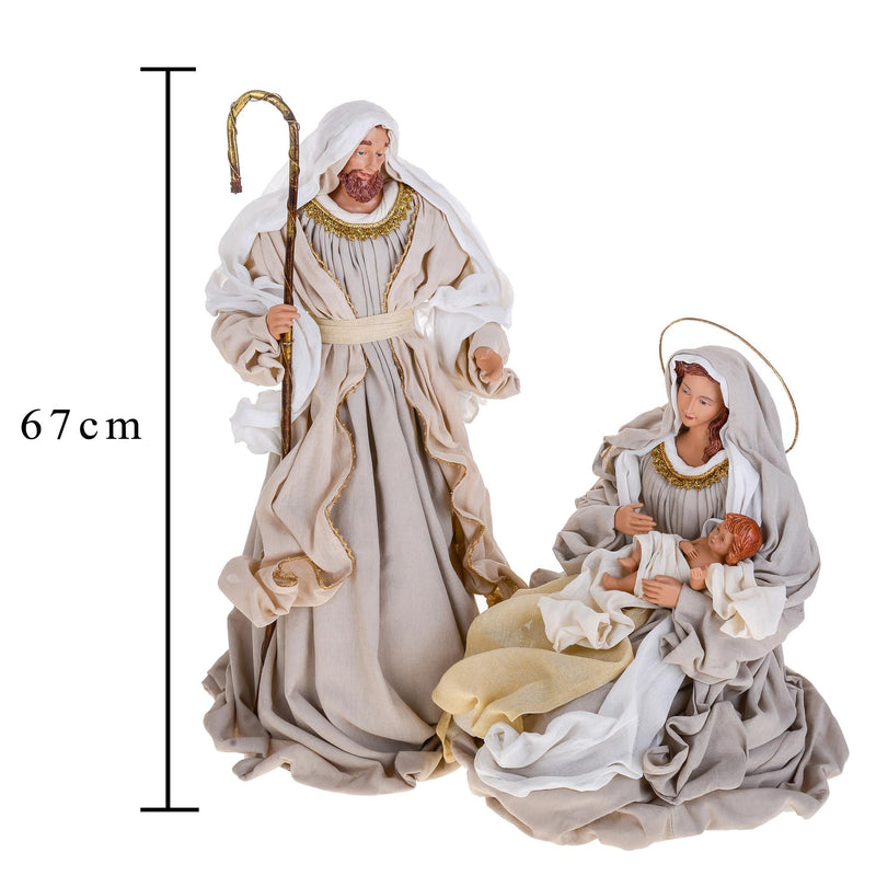 Natività 2 Personaggi H67 cm in Resina