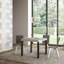  Tavolo Allungabile 90-246x90x77 cm Everyday Premium Cashmere Gambe Antracite