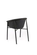 Set 2 Sedie 58x56xH79 cm in Tessuto Nari Grigio Scuro