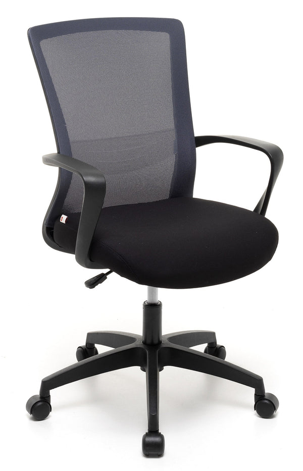 Sedia da Ufficio Operativa in Tessuto Grigio prezzo