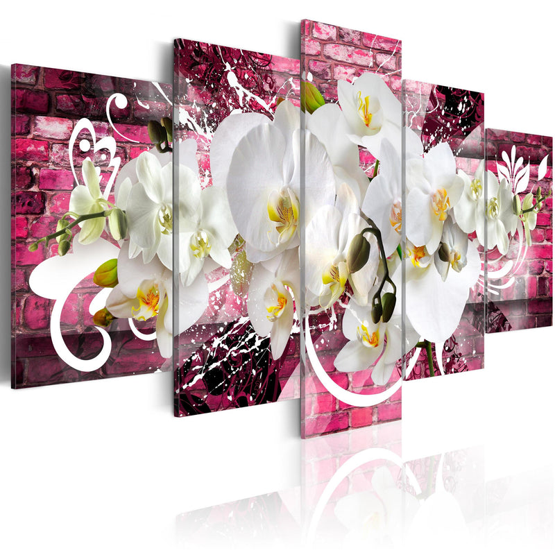Quadro - Variazioni Sulle Orchidee 100X50Cm Erroi