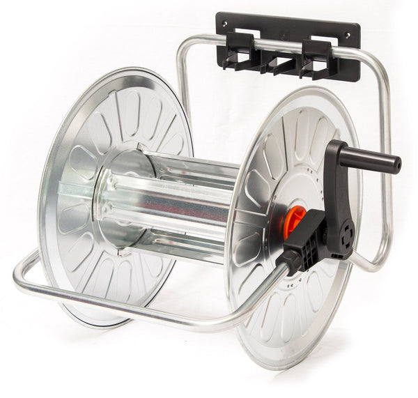 Avvolgitubo Portatile Manuale da Muro 80 mt in Acciaio Zincato Grigio Agrati acquista