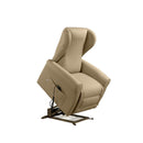 Poltrona Alzapersona Elettrica 2 Motori 90x100x90 cm Sofa in Microfibra Dispositivo Medico 1 Beige