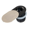 Multipresa da Incasso 1 Presa 1 USB da Scrivania in Acciaio e Plastica Emuca