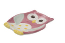 Piattino Porta Sapone Gufo Spring 14x11x2,4 cm Porcellana
