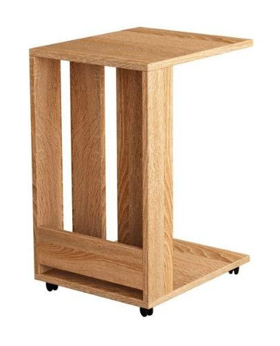 acquista Tavolino da divano 37x45x67 cm Edi porta pc e riviste rovere oak