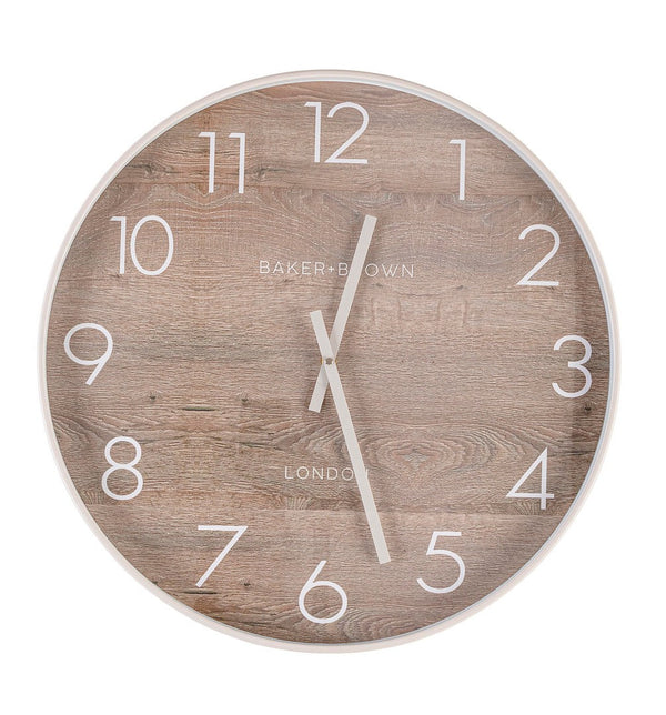 Orologio da Parete Ø50x5 cm in Plastica Whatever Natural sconto