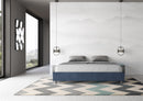 Letto Matrimoniale Extra Large Azelia Blu Varie Misure
