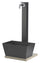 Fontana da Giardino con Rubinetto Vaschetta e Base Belfer 42/QVR Antracite
