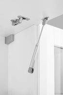 Parete Attrezzata Soggiorno 260x30x180 cm Maruska n°2 Bianco Lucido 