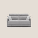 Divano Letto 2 Posti 176x102x97 cm in Tessuto Grigio Chiaro
