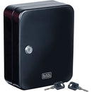 Cassetta Portachiavi Nera da Muro Serratura e Doppia Chiave 20 Ganci Ingresso Black & Decker