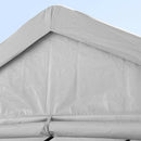 Tendostruttura Garage 3x6m con Tetto e Teli Laterali Bianco