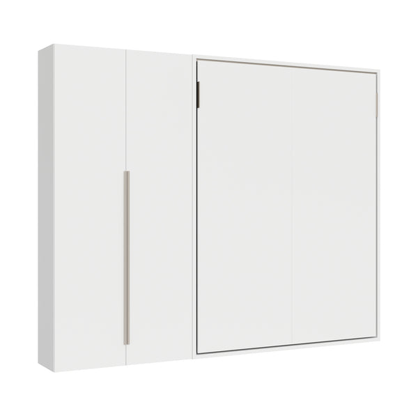 sconto Letto Matrimoniale Francese A Scomparsa 140 Versia Con Armadio Sx 2 Ante Bianco