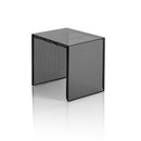 Set 2 Tavolini 41x30x37 cm in Metallo Nero