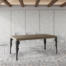 Tavolo Allungabile 180-440x90x77 cm Paxon Premium Tortora Telaio Antracite