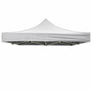 Tetto di Ricambio Impermeabile per Gazebo 2x2 m Market in Tessuto Oxford Bianco   