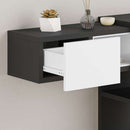 Mobile ingresso Efes antracite bianco con specchio