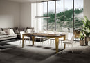 Tavolo Allungabile 120-224x90x80 cm Flame Evolution Noce