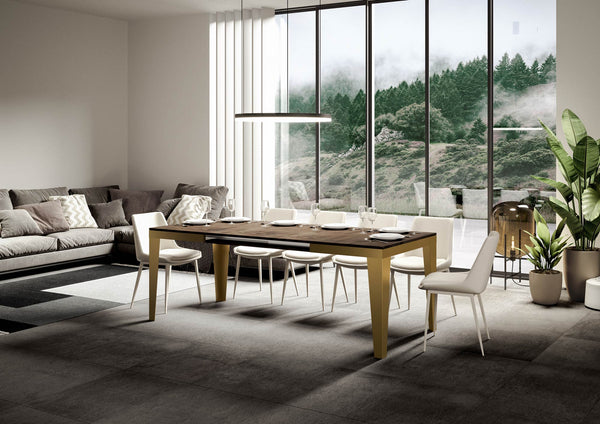Tavolo Allungabile 160-264x90x80 cm Flame Evolution Noce online