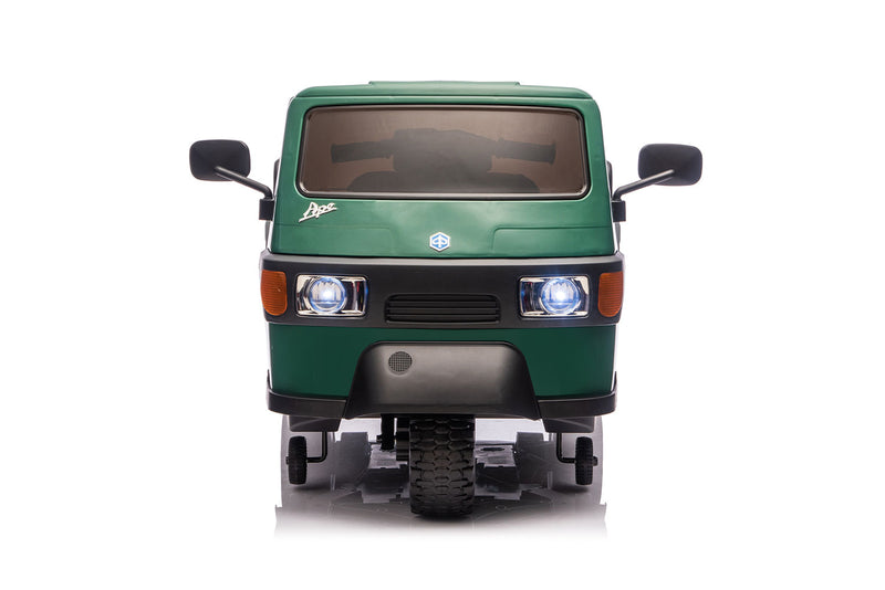 Macchina Elettrica per Bambini Licenza Piaggio Apecar 12V Verde