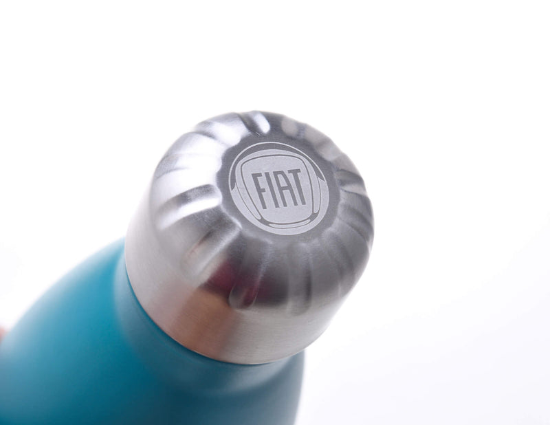 Borraccia Termica 500 ml con Coperchio in Acciaio Fiat Blu