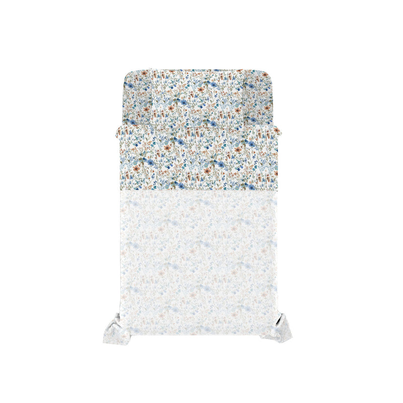 Set Lenzuola Singolo con Stampa Sopra Sotto e Federa Linea Ida Ermes 