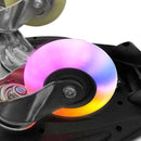 Wave Skateboard 4R Tavola 87x23 cm Luci LED 4 Ruote Cuscinetti ABEC-5 Rosso e Nero      