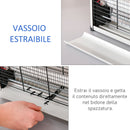 Zanzariera Elettrica 2 Lampade LED 20W Argento e Nero