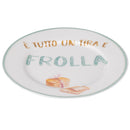 Set 4 Piattini Dolce Ø19x1,5 cm in New Bone China VdE Tivoli 1996 Le Travisate Bianco