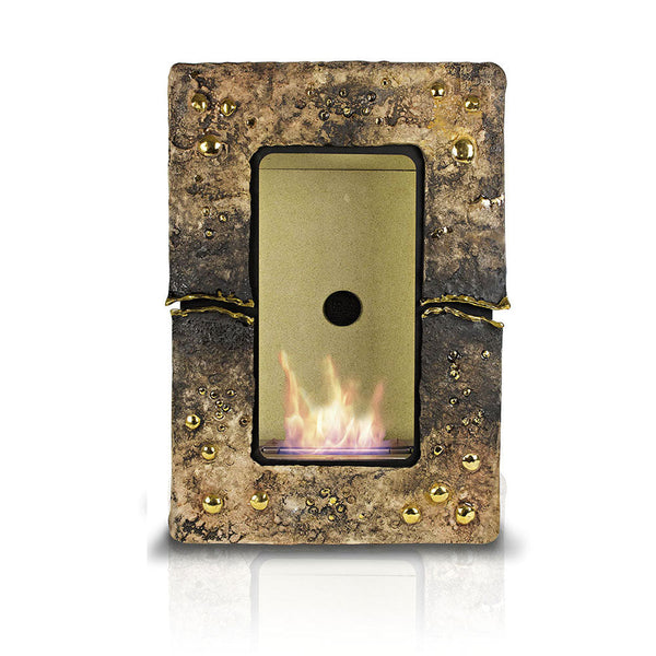 Camino Bioetanolo da Parete in Ceramica 40x60 cm Ferazzoli Wall Marrone sconto