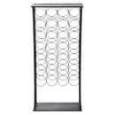 Cantinetta Portabottiglie 47,5x21,5x100 cm in Ferro Rustico  Nera