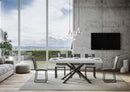 Tavolo 160x90x77 cm Famas Fix Bianco Frassino