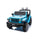 Macchina Elettrica per Bambini Fuoristrada Jeep Wrangler Rubicon 12V con Telecomando Blu